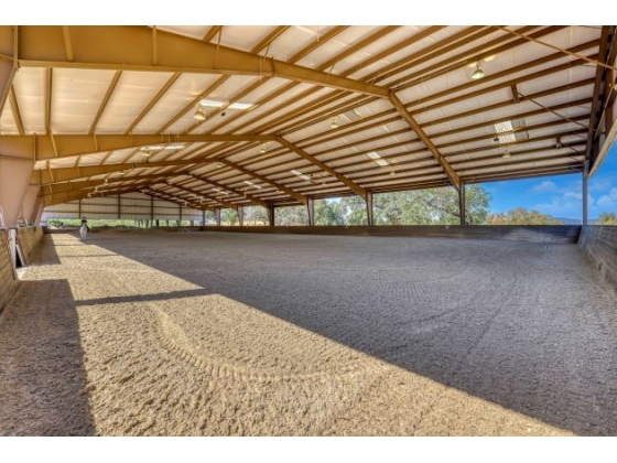 220' x 95' Covered Arena with GGT over OttoSport Mats