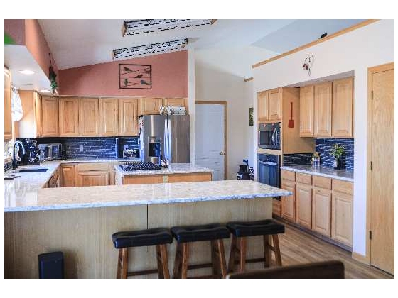 Spacious home kitchen and commercial kitchen in the arena